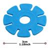 60/100/200pcs Snowflake Buliding Blocks 2 Colors Available Children Puzzle Plastic  Early Education Toys Gift for Kids