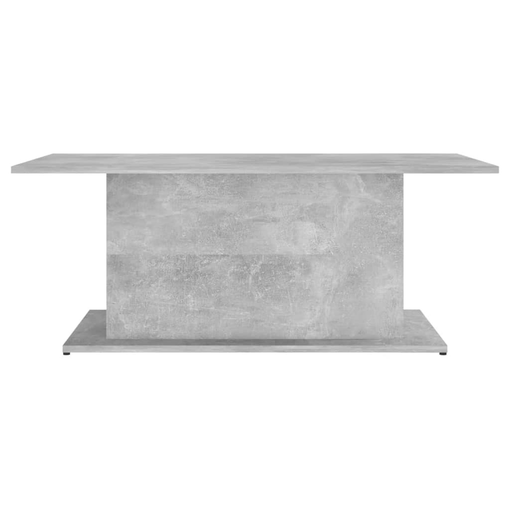 Coffee Table Concrete Grey 102 x 55.5 x 40 cm Wood Based Material