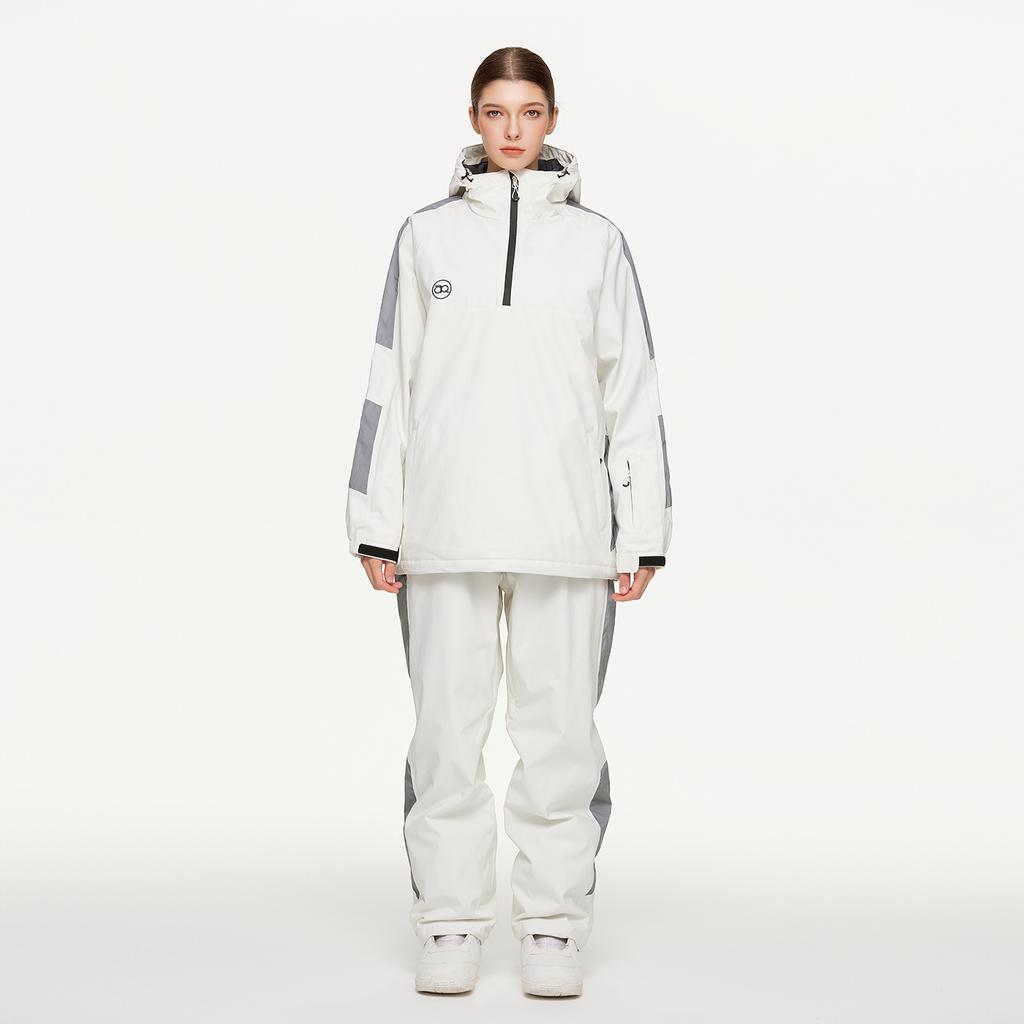 Ski Suit for Women and Men Outdoor Winter Warm Snowboard Suit Waterproof Windproof Skiing Jackets and Pants Set Unisex Breathable Insulated Snow Suit