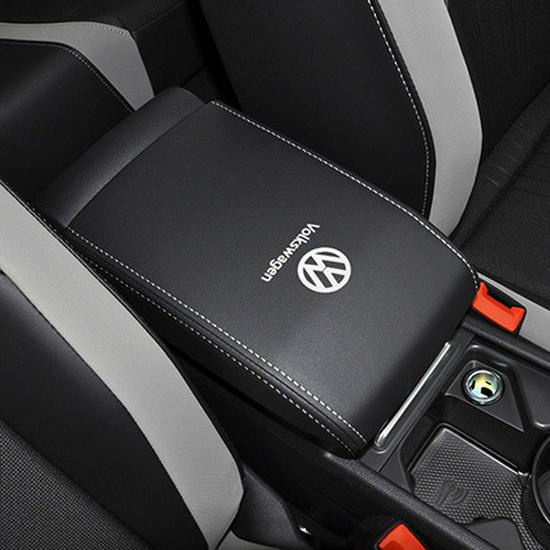 Golf 8 Central Armrest Box Leather Protector Cover (21st Gen)