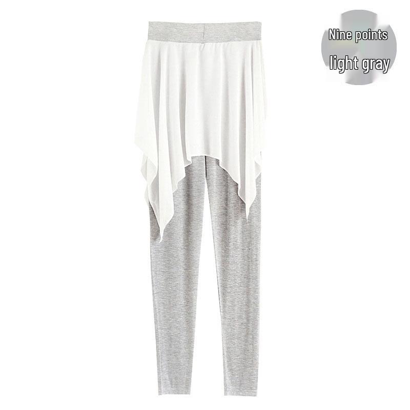 Women’s Irregular Chiffon Skirt Pants for Dance and Yoga