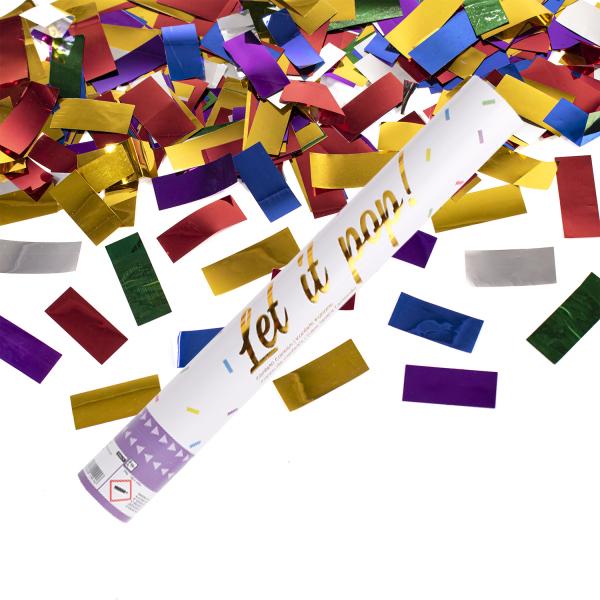 Colorful Confetti Shooting Foil Tube 40cm