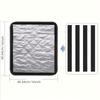 Foldable Insulation Vent Shade Cover Heat Reflection Design Practical Accessory for Camper Caravan Motorhome Use