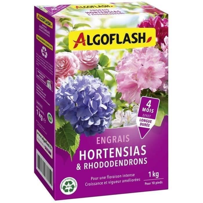 ALGOFLASH NATURASOL Engrais Hortensias et Rhododendrons - 1 kg