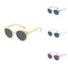 2024 New Trend Kids Polarized Sunglasses Fashion Silicone Round Frame Children's Shades S8293 Uv400