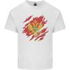 Torn Montenegro Flag Montenegrin Day Football Unisexs Light Cotton TShirt