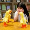 Electric Duck Plush Toy Multifunctional Sing Talk Cute Soft Comfortable Duckling Walking Toy for Gifts Battery Song Version