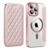 Applicable to Apple 11Promax mobile phone case Magnetic electroplating clamshell leather case S11ultra lens film protective case