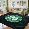 Celtic FC Design Crystal Velvet Rug Soft Decorative Mat for Bedroom Entrance