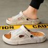 Fashion Beach Male Slipper Platform Slides Designer Luxury Elegant 2025 Style Pvc Casual Rubber Comfortable Low Price Adult Men's Shoe