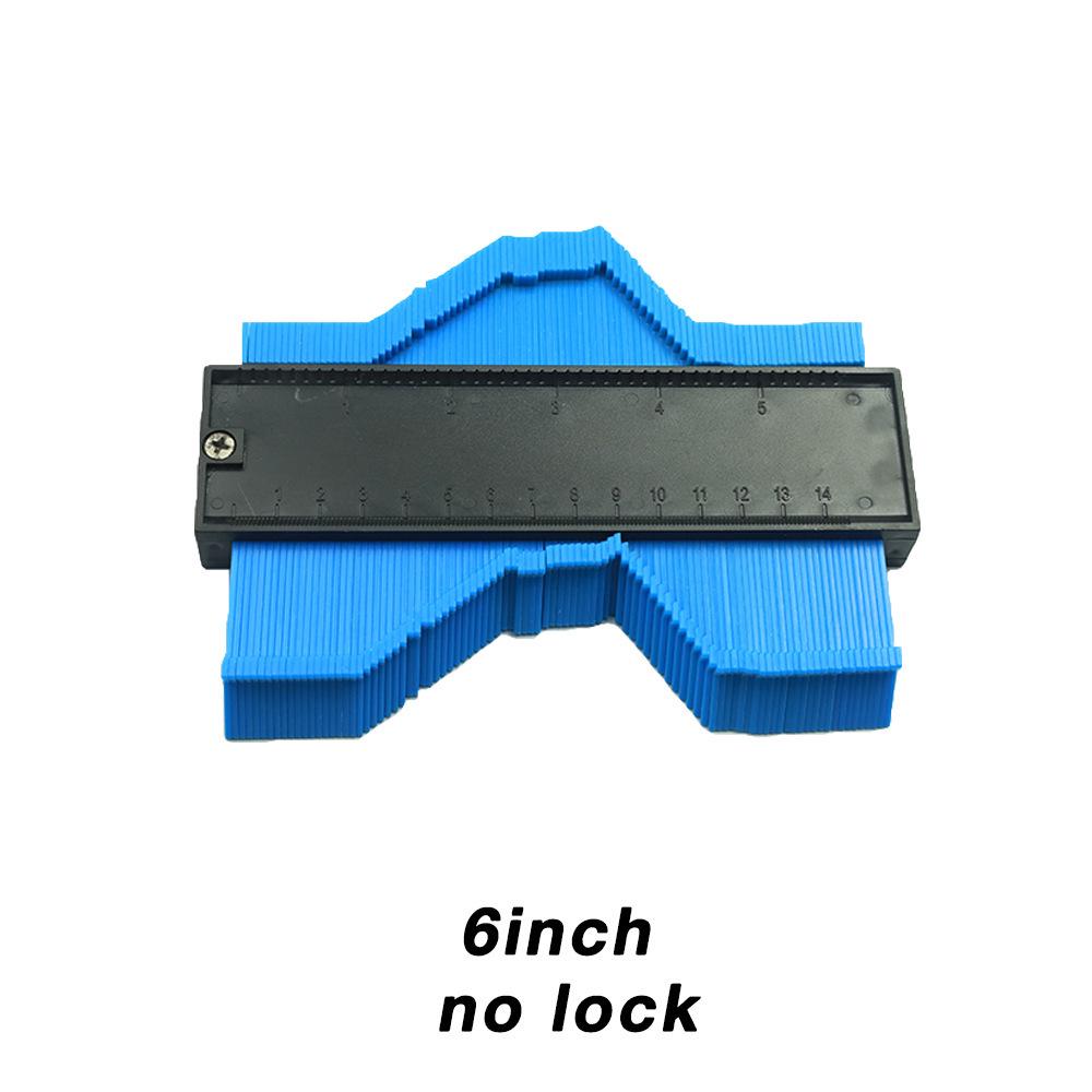 10-Inch Contour Gauge: Arc Ruler & Angle Finder for Woodworking & Curve Profiling