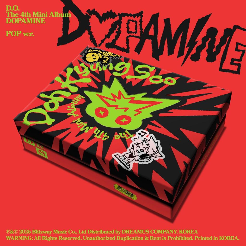 [POB] DOH KYUNG SOO (D.O. of EXO) [DOPAMINE] 4th Mini Album (FIZZ / POP ver.)