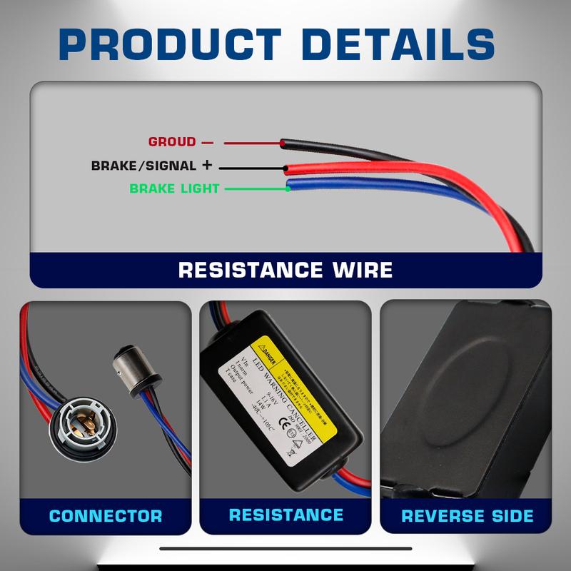 1pcs Car LED decoder Canbus BA15S 1156 1157 PY21W 7443 7440 LED Light Error Free Load Resistor Warning Canceller Anti Flicker