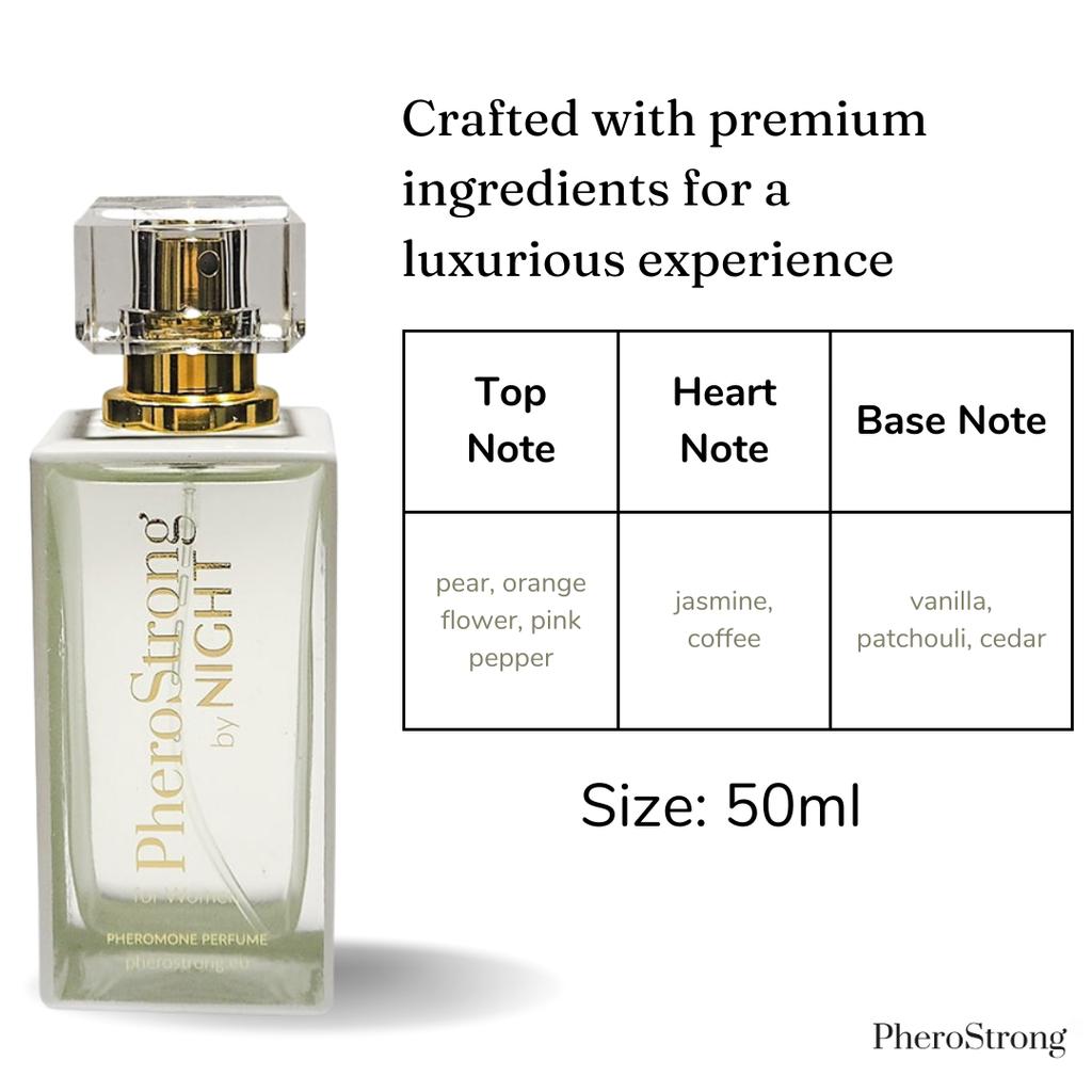 PheroStrong pheromone by Night for Women perfume with pheromones for women to excite men