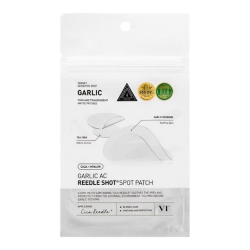 

VT COSMETICS Чесночный AC Reedle Shot Точечный патч 10 мм 18 шт. + 12 мм 30 шт. × 3 набора
