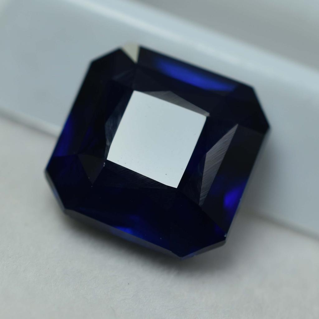 Safir de Ceylon Albastru Natural Tăietură Pătrată 9,15 Ct CERTIFICAT Piatră Prețioasă Liberă 6800