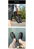Men's Breathable Stitched Beach Sandals - Wear-resistant Outdoor Sports Style, Big Size Shoes