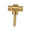 Iron Guitar String Retainer with Mounting Screws String Retainer Guitar Roller String Trees Retainer Gold/Silver/Black