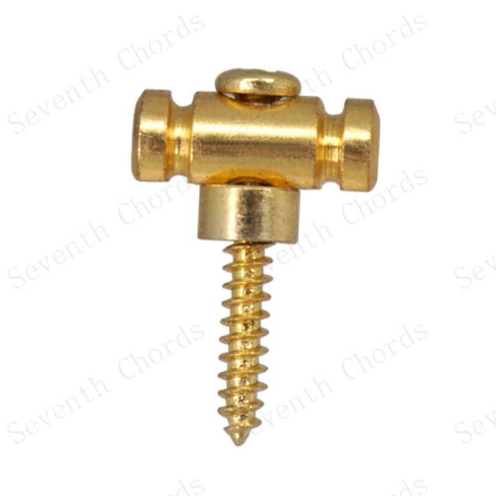 Iron Guitar String Retainer with Mounting Screws String Retainer Guitar Roller String Trees Retainer Gold/Silver/Black
