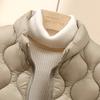 Lightweight Women's Down Vest Jacket Mom Stand Collar Waistcoat Autumn Winter Short Warm Vest Coat Casual Outwear