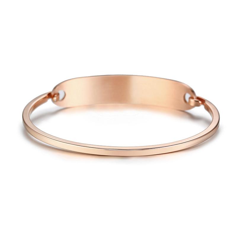 When I'm Dead Just Throw Me in The Trash Medical Alert ID Bracelets for Women Stainless Steel Elegant Personalize Cuff Bangle
