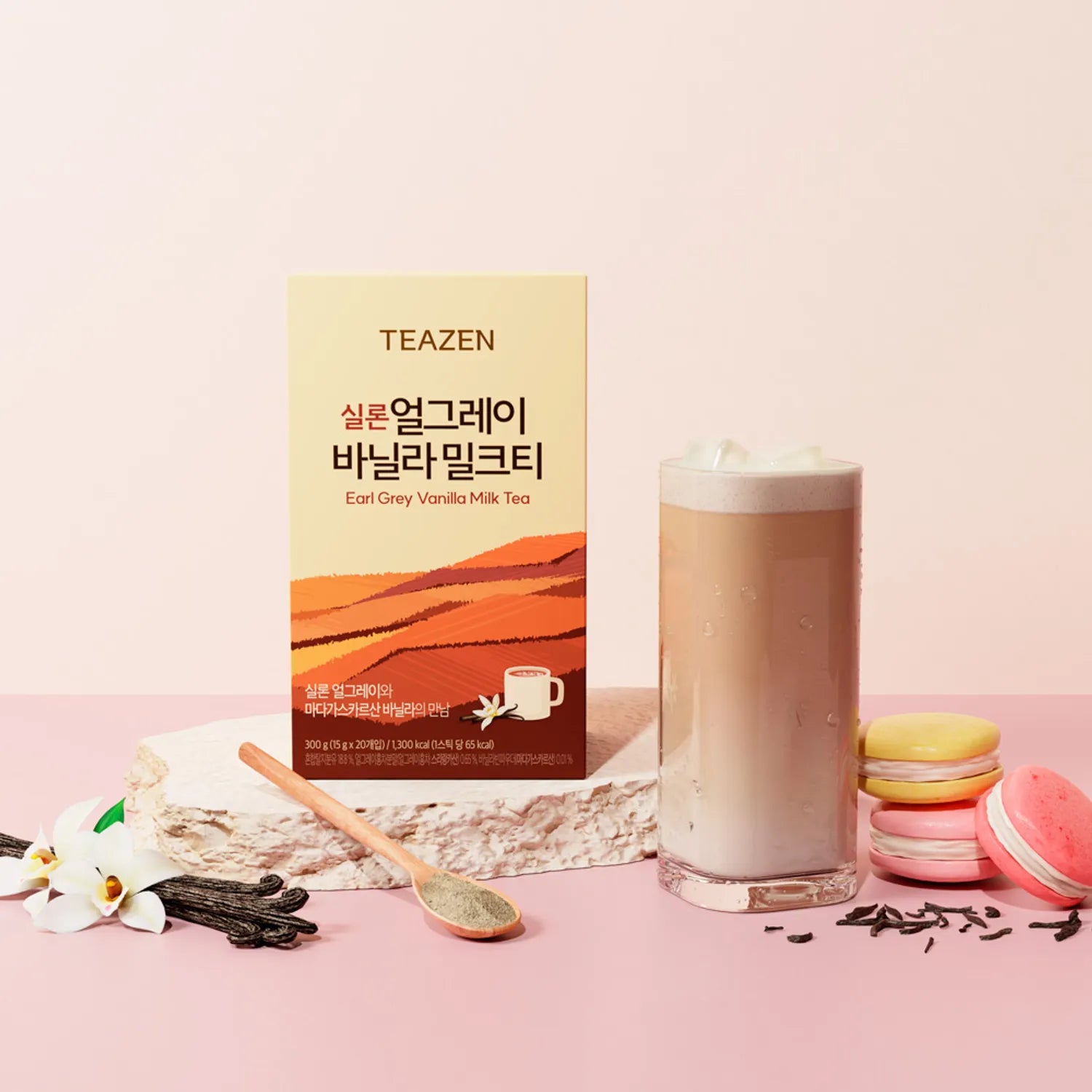 Teazen Earl Grey Vanilla Milk Tea 20 Sachets Milk Tea 20 Sachets