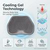 Honeycomb Design Gel Cushion Breathable Soft Summer Car Cooling Accessory Comfortable Support Elastic Gel Car Seat Cushion