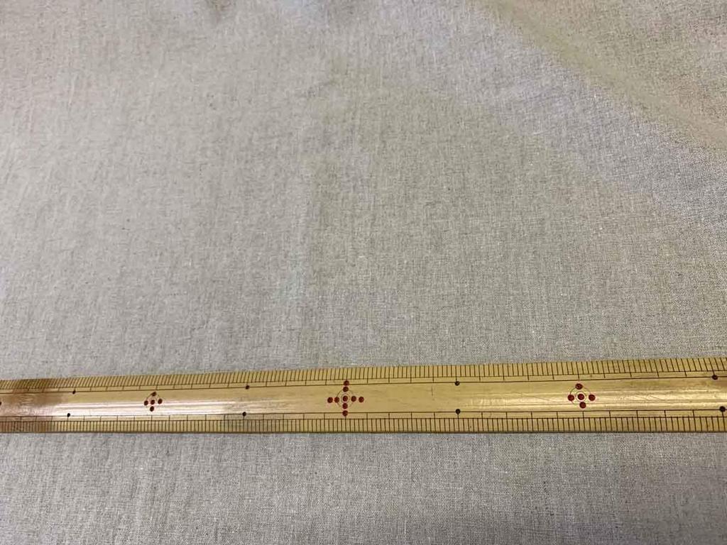 Nunojin Club Plain 108cm Soft B with Neps Cotton-Linen Canvas, Wide, 55% Linen, 45% Cotton, Off-White (10m)