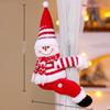 Kreative Weihnachts-Raffhalter: Schneemann & Alter Mann Cartoon Ornamente