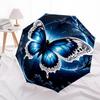 1pc Butterfly Night Scene Automatic Open/Close Umbrella - Compact Travel Umbrella, Durable Construction, Fashionconscious Yy251208122