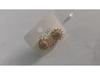 European & American Minimalist Zircon Flower Earrings with Heart Ear Cuffs - Stylish Niche Design for Women