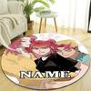 Personalized K-KPop Demon Hunters Round Chair Office Rug - Perfect for Mat, Office Chair & More - Ideal Gift for Birthdays and Holidays
