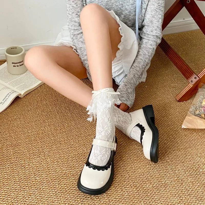 Fashion Ladies Shoes 2024 Brand Buckle Strap Women's High Heels Fashion Shallow Dress Pumps Women High Quality Round Toe Mary Jane Shoes