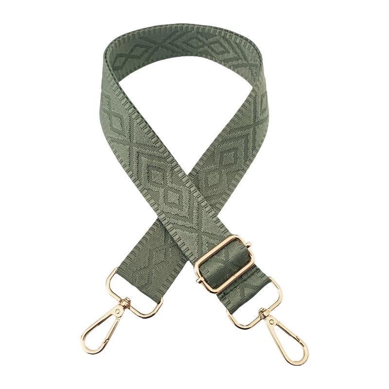 3,8 cm Diamantprydd Enfärgad Bred Axelrem/Axelremsväska för Väskor