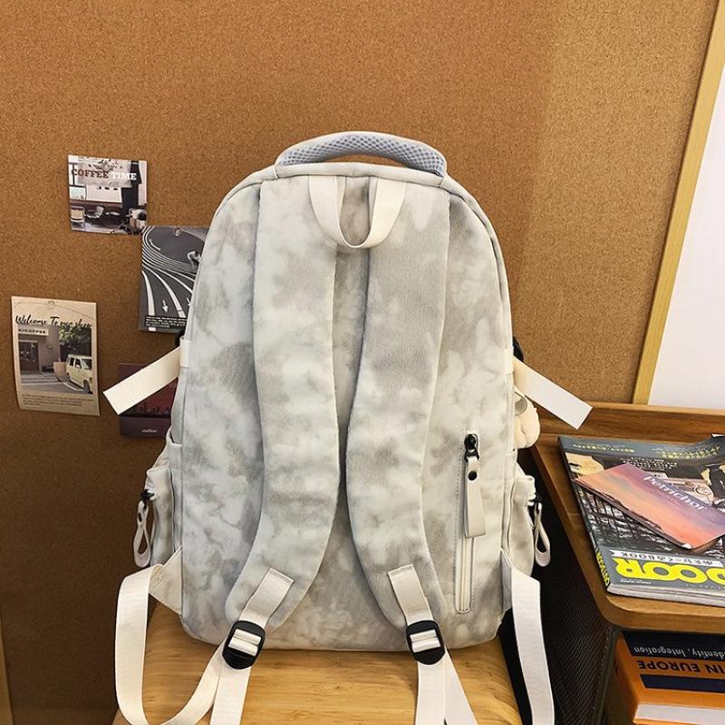 Lightweight, Ergonomic School Backpack for Male and Female Teens, Featuring Large Capacity, New Style, Double Shoulder Straps, and Back Protection.