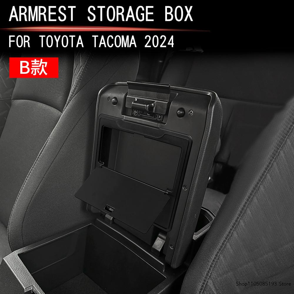 For 2024 TACOMA Console Cover Hidden Storage Box Tacoma Console Cover Addition Special
