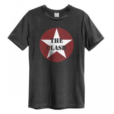 Amplified Unisex Adult The Clash Logo T-Shirt