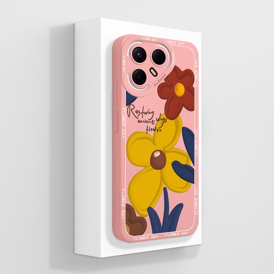 For Tecno Pova 7 Pro Ultra 4G 5G Case Pretty Flowers Silicone Protective Cover For TecnoPova7 Pro 7Ultra Anti Drop Funda Bumper