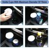 1/2Pcs Car Beverage Holder Adhesive Cup Storage Rack Car Cup Bottle Holder Multifunction Drink Rack Auto Accessories Black