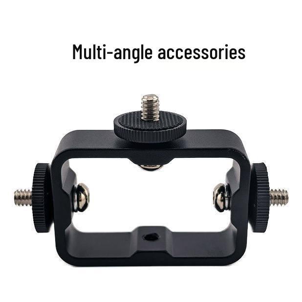 Universal Metal Phone Tripod with Pan Tilt and Clip for Live Streaming