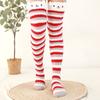 Animal Design Coral Feece Sock 3D Fluffy Floor Stocking Cute Modeling Knee Socks  Women
