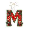 Christmas Themed Acrylic Letter Hanging Ornaments 26 PCS Decorations for Christmas Tree
