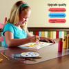 Transparent PVC Desk Pad: Non-Slip, Waterproof, Oilproof, Soft Glass Table Mat for Students