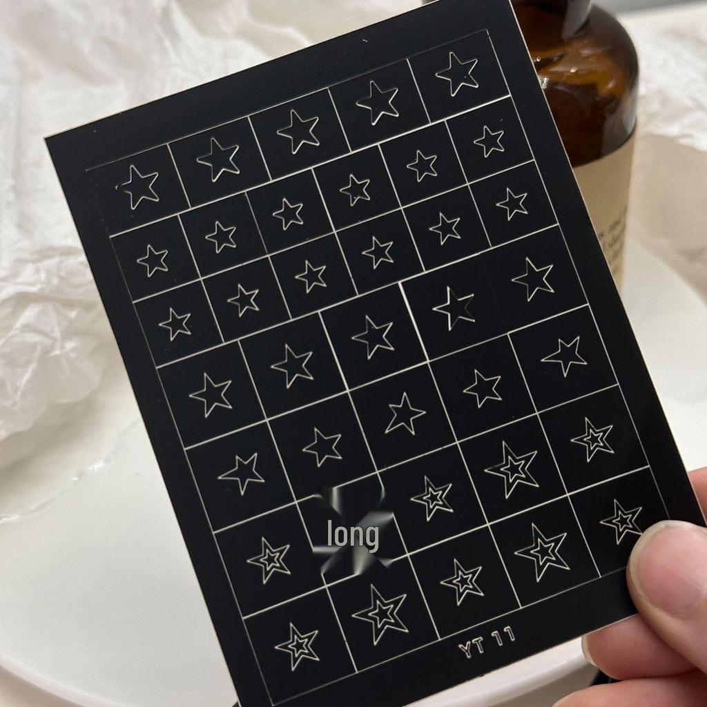 Nail Art Accessories: Adhesive Stickers, Star & Butterfly Designs, Glue Pads, Spray Paint, Small Decor Elements