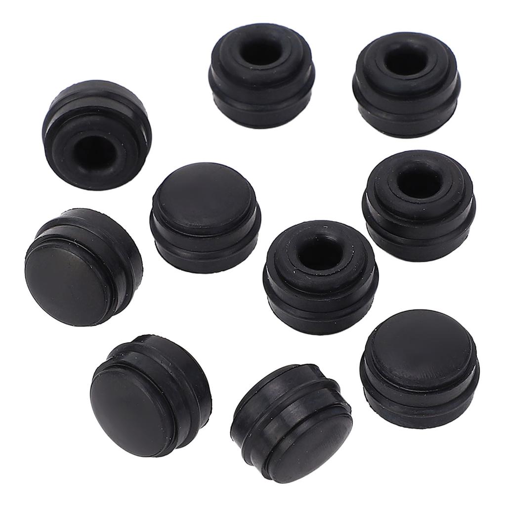 10pcs Brake Bleeder Screw Caps 222101 Rubber Zerk Fitting Cap Brake Bleeder Dust Cover for Cars Motor Bikes Machines