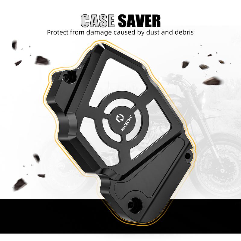 For Suzuki DR650S DR650SE Front Sprocket Chain Guard Cover Aluminum Chain Protector for Suzuki DR650 S SE DR650S/SE 1996-2024