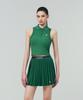 SERGIO TACCHINI W Rib Slim Sleeveless Polo (Green)