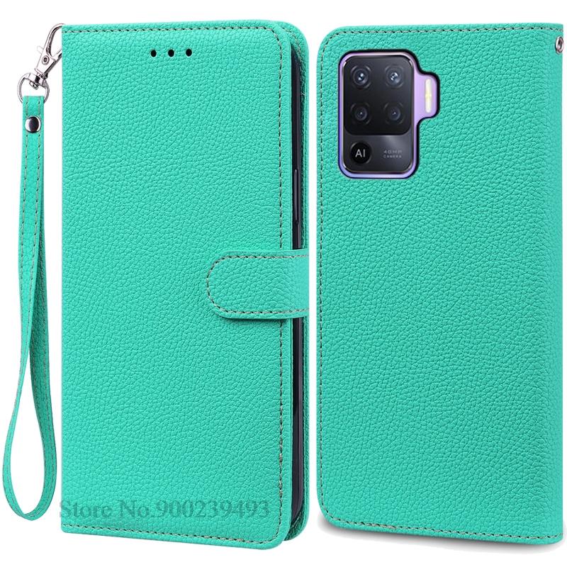 Covers For OPPO Reno 5 Lite Case Soft Silicone Wallet Leather Flip Case For OPPO Reno5 Lite Phone Case Carcasa Casing Book Cover