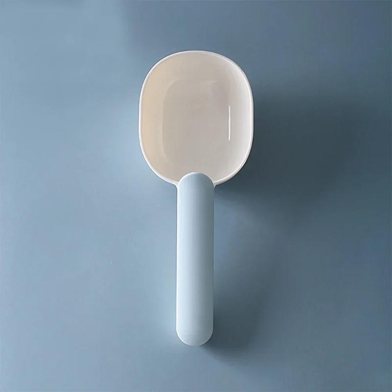 1Pcs Measuring Spoon with Bag Clip Sealing Long Handle Cute Scoop Rice Digging Flour Digging Rice Baking Pet Feeding Dog Cat Food