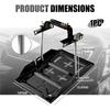 Adjustable Bracket Clamp High Strength Car Battery Holder Bracket Kit, J Hooks Car Battery Hold Down Kit